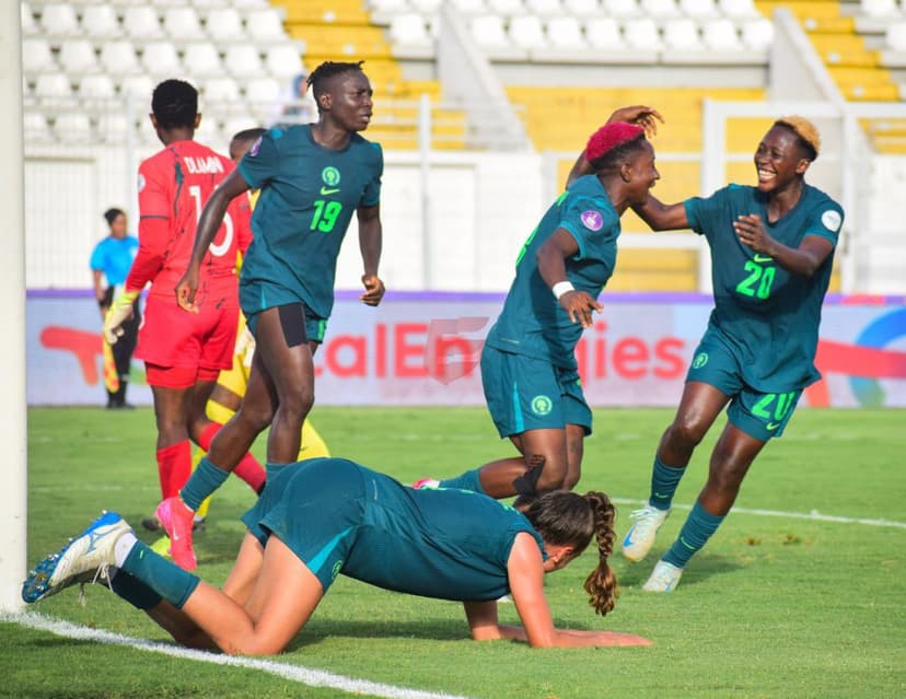 Super Falcons win late against South Africa, set up date with WAFCON destiny.