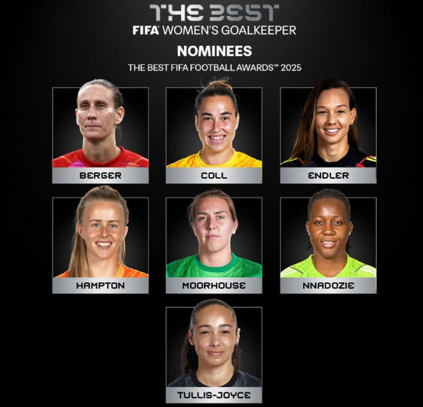 Chiamaka Nnadozie Earns 2025 FIFA Best Women’s Goalkeeper Nomination