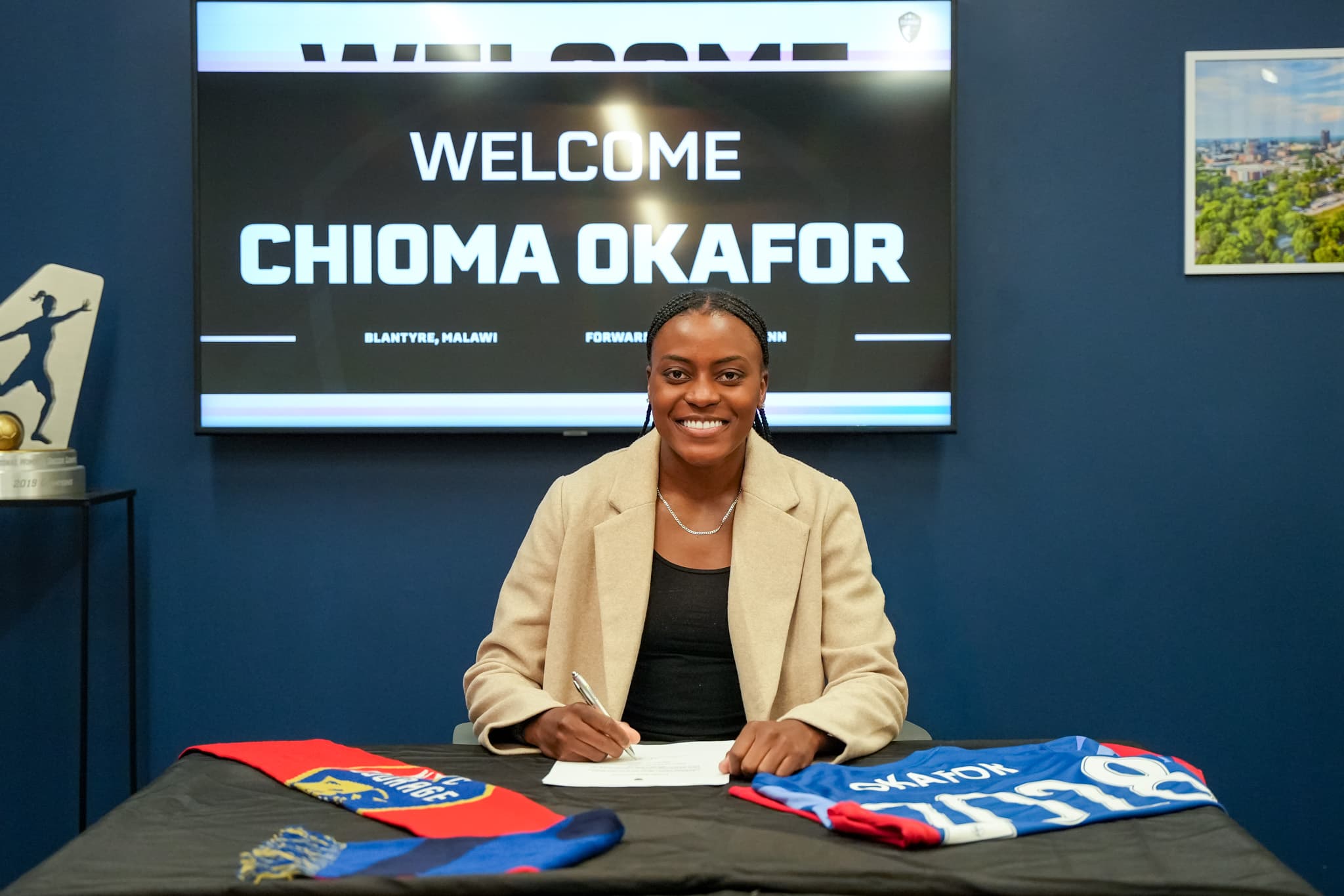From College Football to Pro Football - Chioma Okafor Joins NWSL Side NC Courage